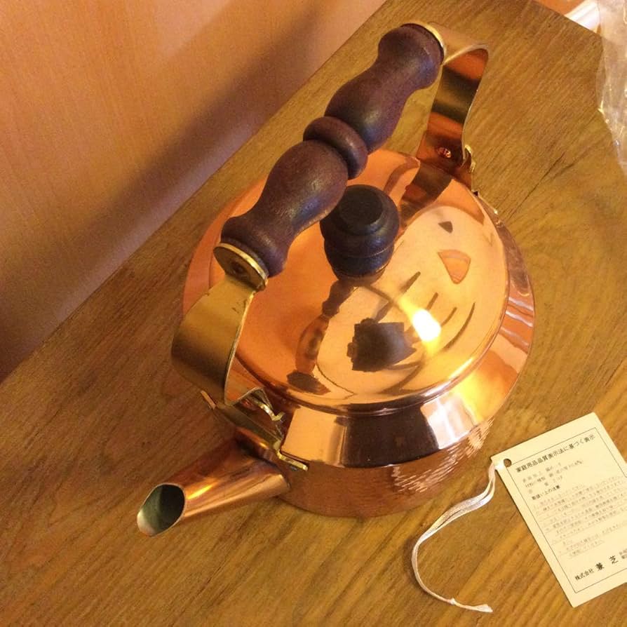 Amazon | デッドストック 兼芝 銅製ケトル やかん 2リットル